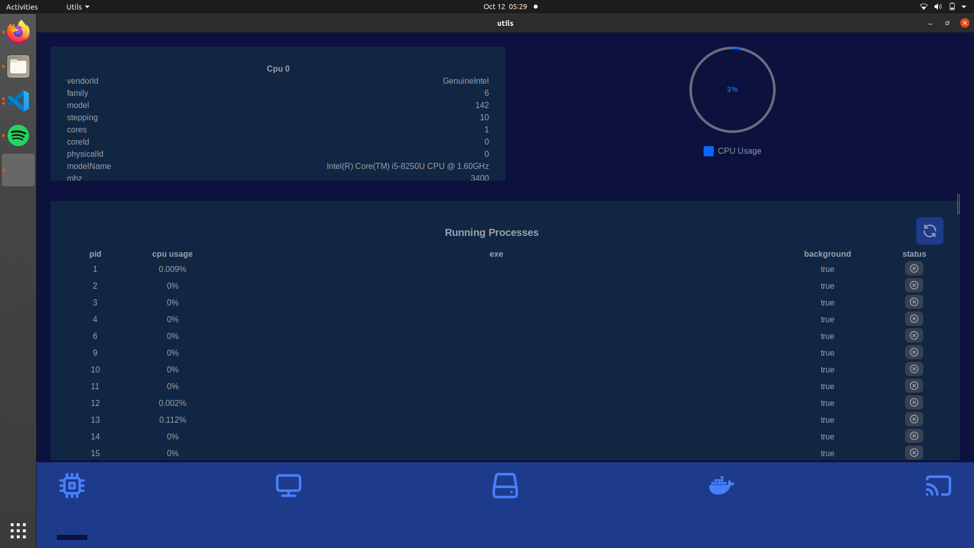 System Utility App Preview